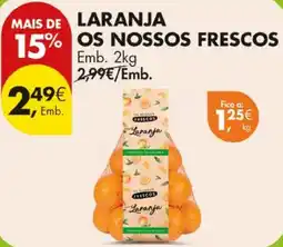 Pingo Doce Laranja os nossos frescos promoção