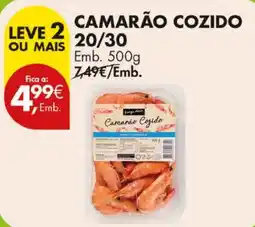 Pingo Doce Camarão cozido promoção