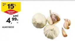 Continente alho seco promoção