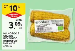 Continente Milho doce cozido biológico hortofur promoção