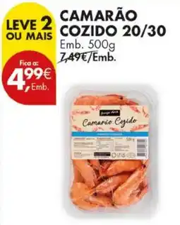 Pingo Doce Camarão cozido 20/30 promoção