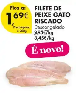 Pingo Doce filete de peixe gato riscado promoção