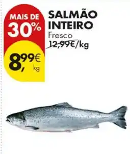 Pingo Doce Salmão inteiro promoção
