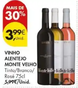 Pingo Doce vinho alentejo monte velho promoção