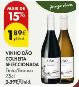 Pingo Doce Vinho dão colheita seleccionada promoção
