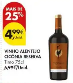 Pingo Doce vinho alentejo cicónia reserva promoção