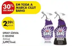 Pingo Doce spray líxivia e higiene cillit bang promoção