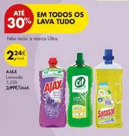 Pingo Doce Ajax lava tudo promoção