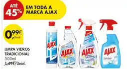 Pingo Doce limpa vidros tradicional ajax promoção