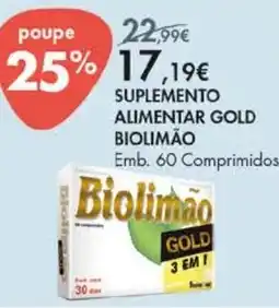 Pingo Doce Suplemento alimentar gold biolimão promoção
