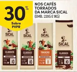 Continente Nos cafés torrados da marca sical promoção