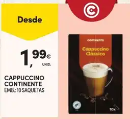 Continente Cappuccino continente promoção