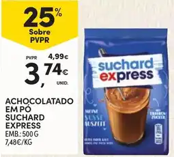Continente Achocolatado em pó suchard express promoção