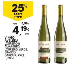 Continente vinho avele da loureiro & alvarinho/ loureiro, verde, branco promoção