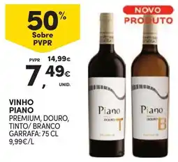 Continente vinho piano premium, douro, tinto/branco promoção