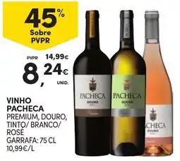 Continente Vinho Pacheca Premium, Douro, Tinto/ Branco/ Rose promoção