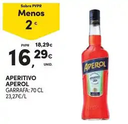 Continente Aperitivo aperol promoção