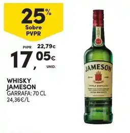 Continente whisky jameson promoção