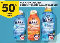 Continente Amaciadores concentrados lenor promoção