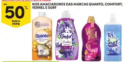 Continente Amaciadores das marcas quanto, comfort, vernel e surf promoção