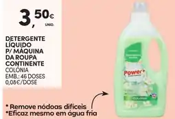 Continente Detergente líquido p/ máquina da roupa continente colônia promoção