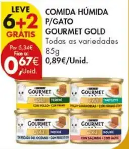 Pingo Doce Comida húmida p/gato gourmet gold promoção