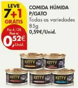 Pingo Doce Comida húmida p/gato kitty promoção