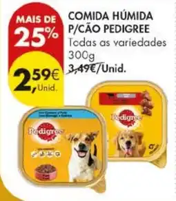 Pingo Doce comida húmida p/cão pedigree promoção