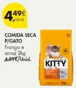 Pingo Doce comida seca p/gato kitty junior promoção