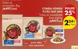Pingo Doce comida húmida p/cão one mini promoção