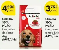 Pingo Doce ActivPet adulto croquetes com carne promoção