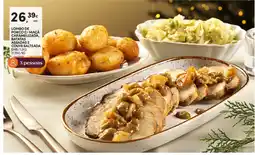 Continente Lombo de porco c/ maçã caramelizada, batatas assadas e couve salteada promoção