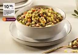 Continente Migas de couve c/ feijão fraade e chouriço promoção