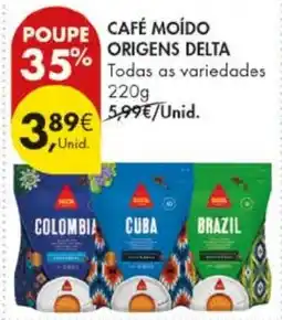Pingo Doce Café moído origens delta promoção