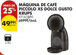 Pingo Doce máquina de café piccolo xs dolce gusto krups promoção