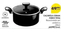 Pingo Doce Caçarola ceram force tefal promoção