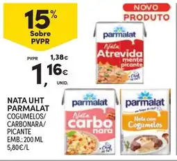 Continente Nata UHT Parmalat Cogumelos/Carbonara/Picante promoção