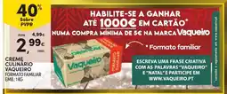 Continente Creme culinário vaqueiro formato familiar promoção