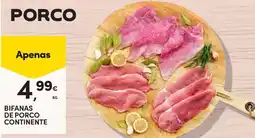 Continente Bifanas de porco continente promoção