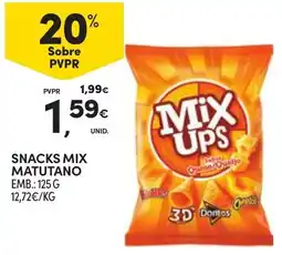 Continente Snacks mix matutano promoção
