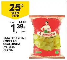 Continente batatas fritas rodelas a saloinha promoção