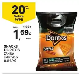 Continente Snacks Doritos Canela promoção