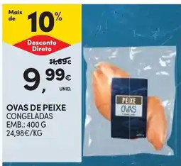 Continente ovas de peixe promoção