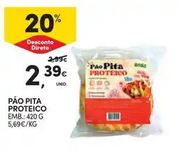 Continente Pão pita proteico promoção
