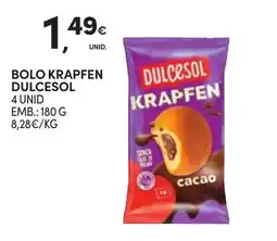 Continente Bolo krapfen dulcesol promoção