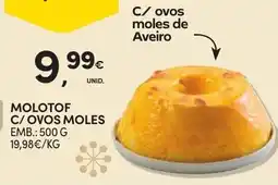 Continente molotof c/ ovos moles promoção