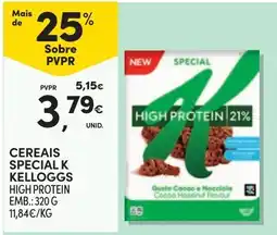Continente Cereais Special K Kellogggs High Protein promoção