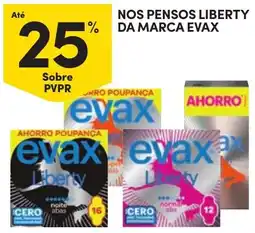 Continente pensos liberty da marca evax promoção