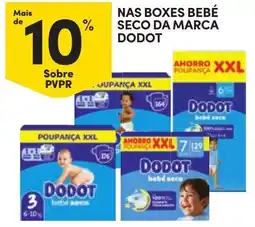 Continente Dodot bebê seco promoção