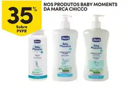 Continente nos produtos baby moments da marca chicco promoção